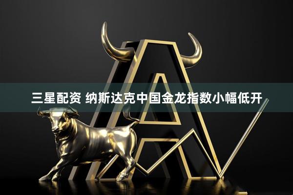 三星配资 纳斯达克中国金龙指数小幅低开